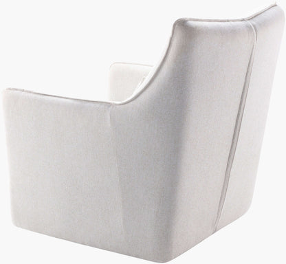 Hudson HUD-001 34"H x 26"W x 28"D Swivel Chair- back and side view