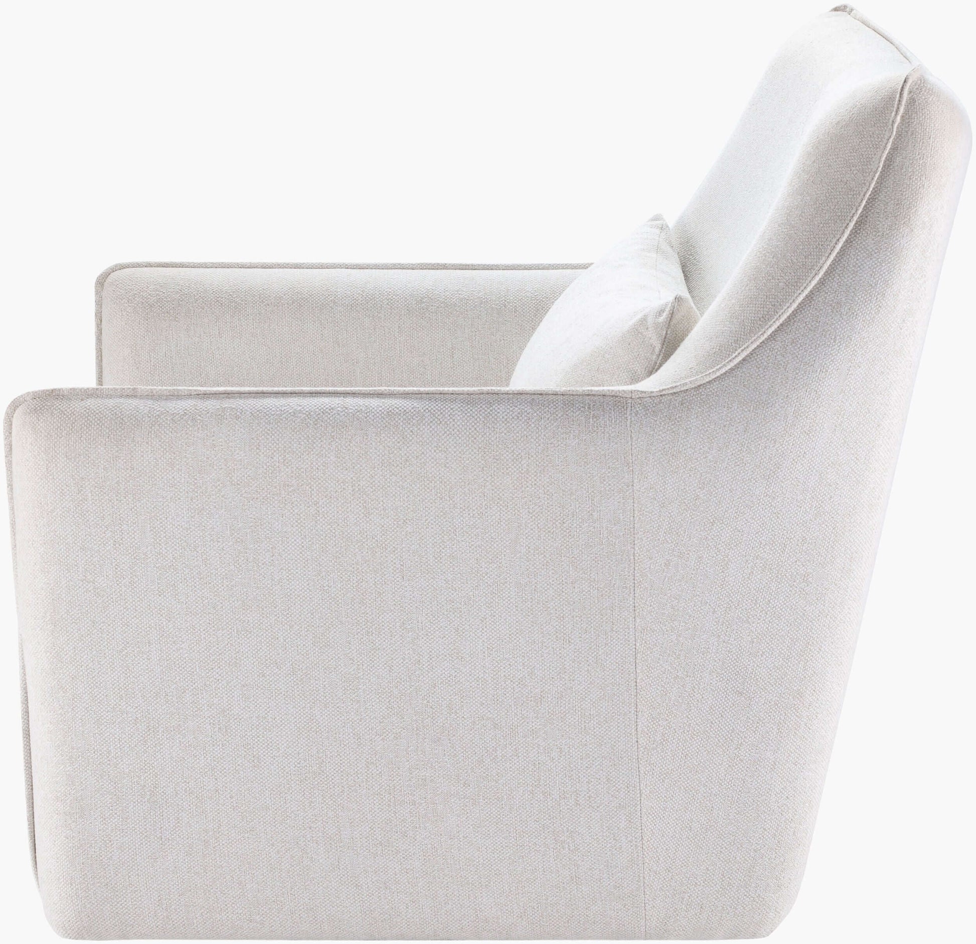 Hudson HUD-001 34"H x 26"W x 28"D Swivel Chair- side view