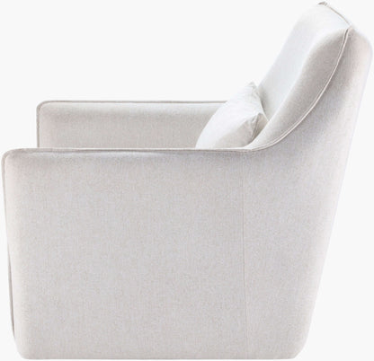 Hudson HUD-001 34"H x 26"W x 28"D Swivel Chair- side view