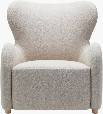 Jacqui JQU-001 37"H x 32"W x 36"D Accent Chair- front view with white background