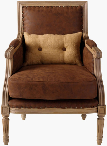 Lichfield LCF-001 34"H x 26"W x 22"D Accent Chair- front view 