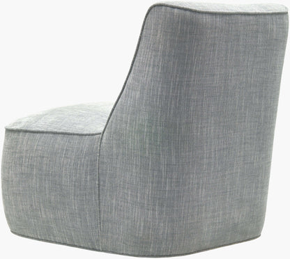 Adalei LEI-001 31"H x 29"W x 33"D Accent Chair- back and side view 