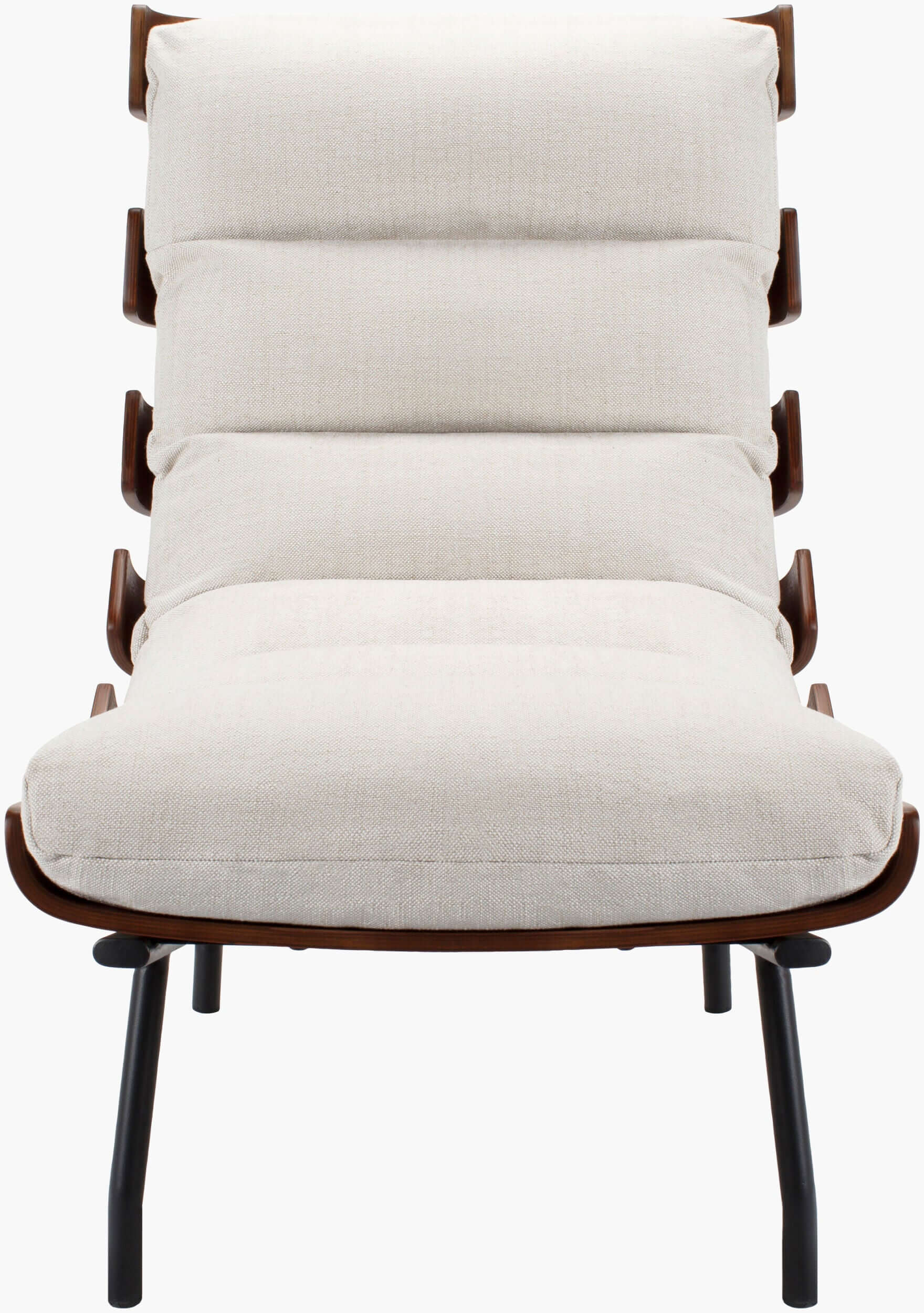 Laval LVL-001 35"H x 24"W x 40"D Accent Chair- front view with white background