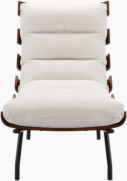 Laval LVL-001 35"H x 24"W x 40"D Accent Chair- front view with white background