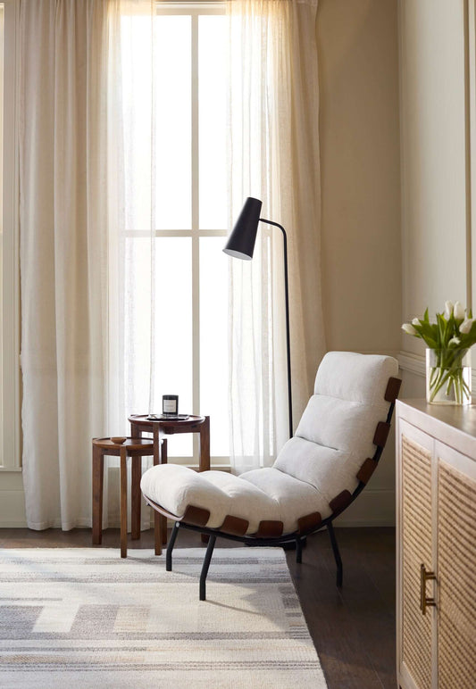 Laval LVL-001 35"H x 24"W x 40"D Accent Chair- front view 