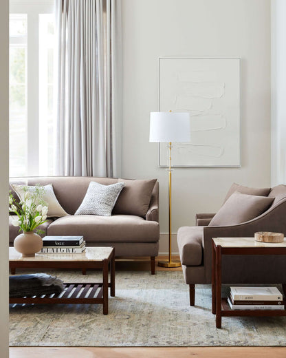 Maywood MAW-001 36"H x 84"W x 38"D Sofa- front view 