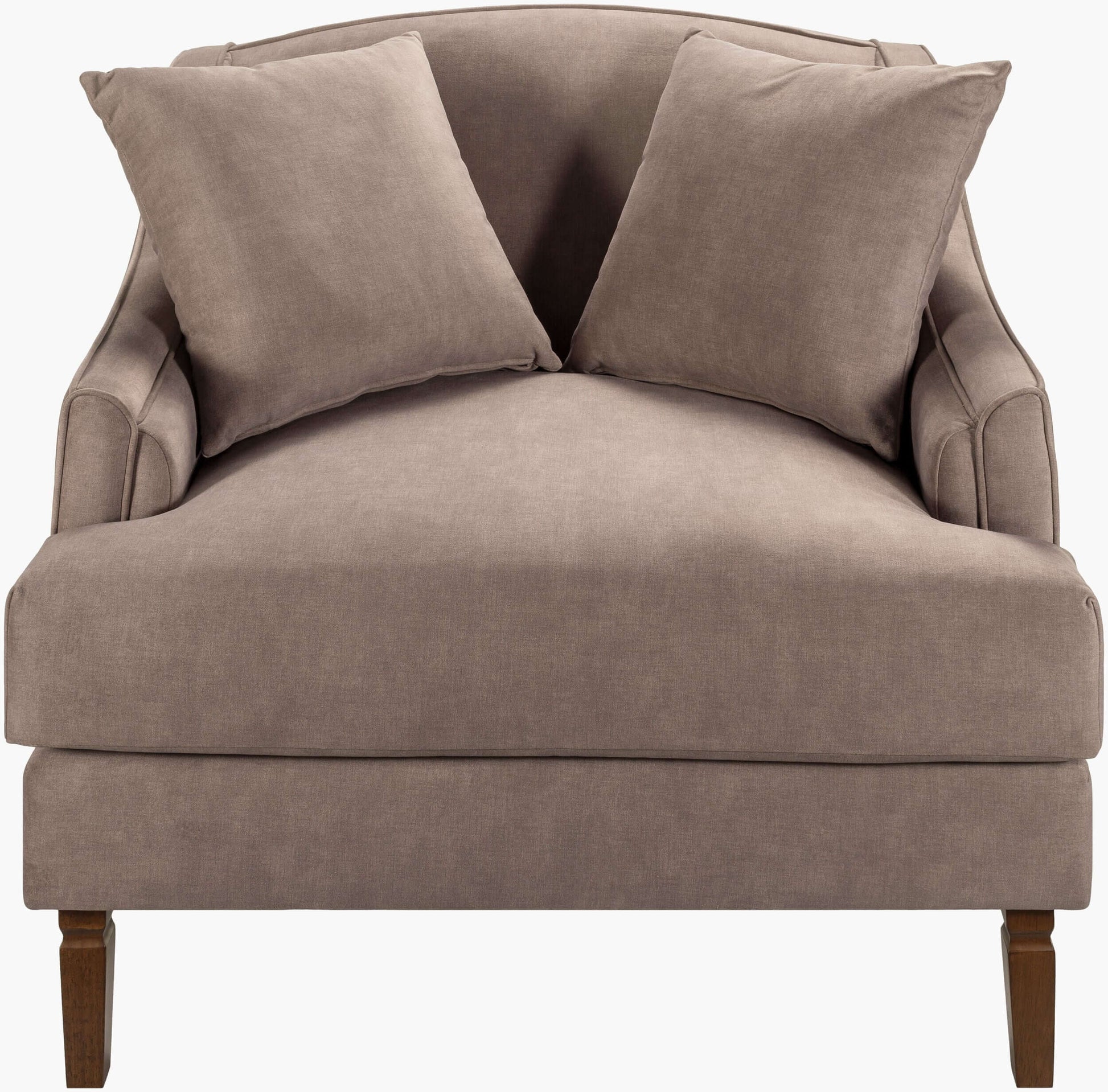 Maywood MAW-002 36"H x 39"W x 38"D Accent Chair- front view with white background