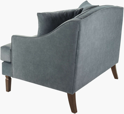 Maywood MAW-004 36"H x 39"W x 38"D Accent Chair- side view 