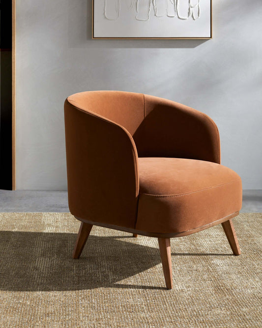 Megan MEGN-001 30"H x 28"W x 28"D Accent Chair- front view