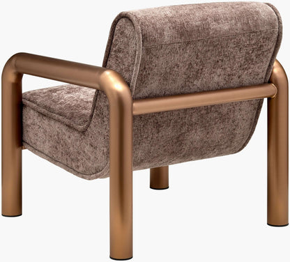 Magnus MGUS-001 31"H x 30"W x 33"D Accent Chair- back and side view 