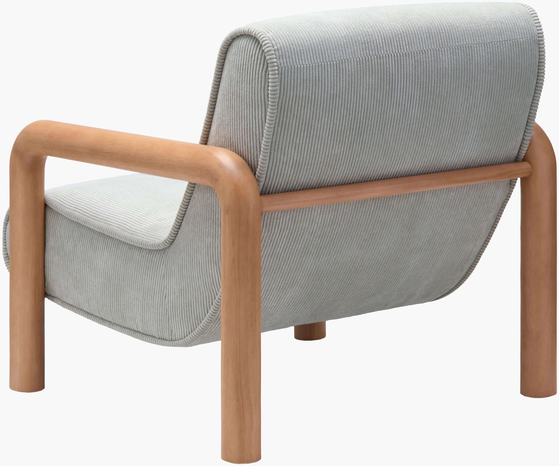 Magnus MGUS-003 31"H x 30"W x 35"D Accent Chair- front and back view 