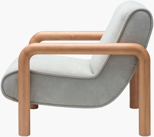 Magnus MGUS-003 31"H x 30"W x 35"D Accent Chair- side view 
