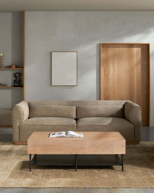 Moore MOOR-001 29"H x 91"W x 40"D Sofa- front view