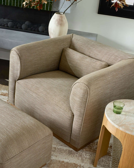 Moore MOOR-002 28"H x 41"W x 41"D Accent Chair- front view