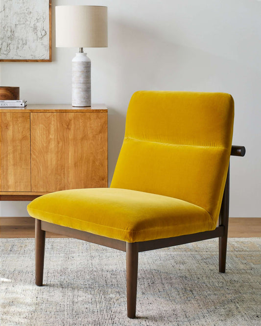 Marsick MSK-003 35"H x 29"W x 34"D Accent Chair- side view