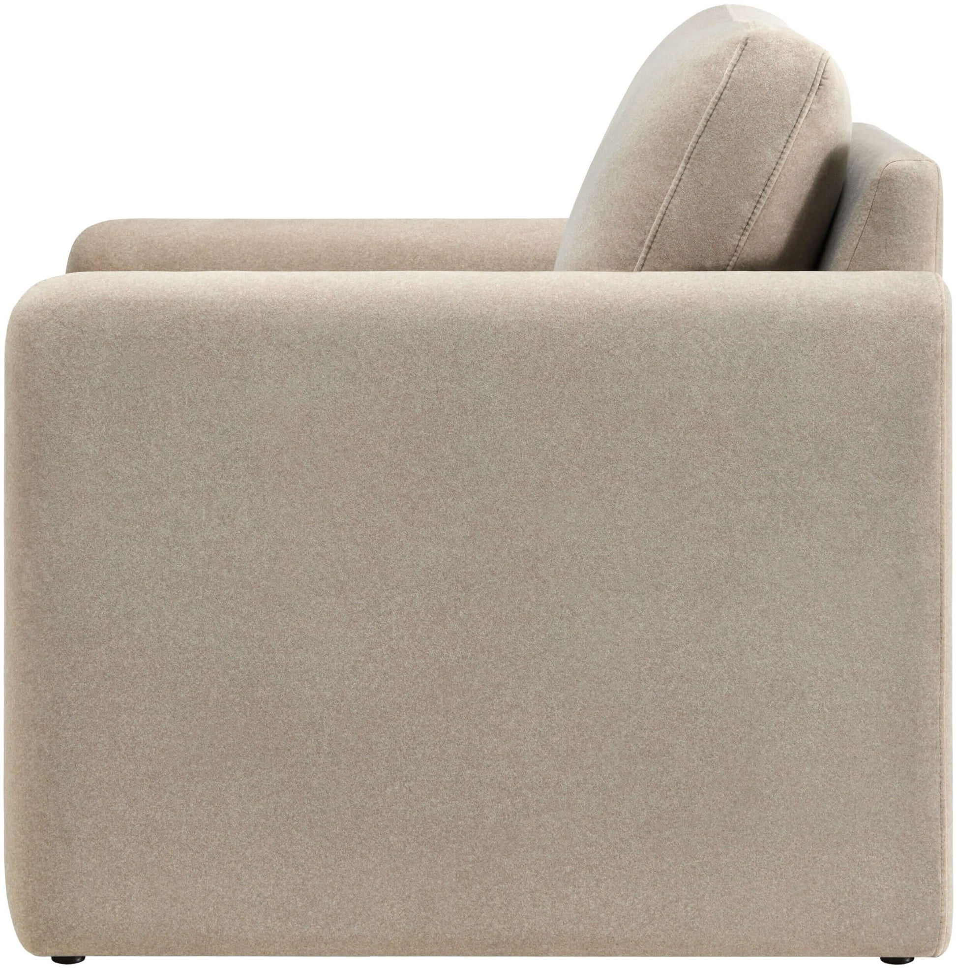 Niya NIYA-001 33"H x 31"W x 35"D Accent Chair- side view 