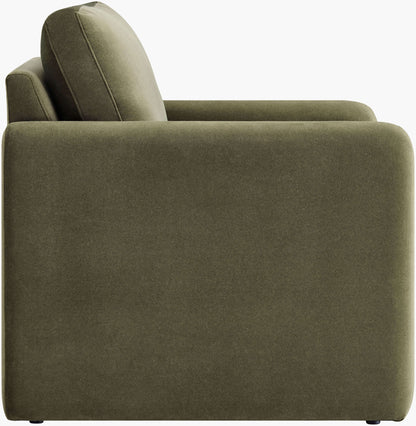 Niya NIYA-002 33"H x 31"W x 35"D Accent Chair- side view
