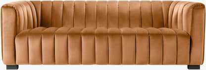 Brionne NNE-002 30"H x 94"W x 38"D Sofa- front view with white background