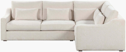 Pedersen PDS-001 36"H x 71"W x 43"D Sectional- front and side view