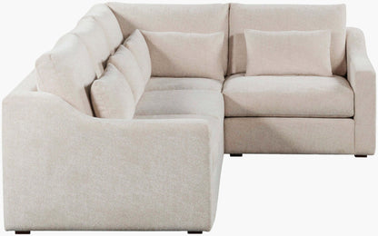 Pedersen PDS-001 36"H x 71"W x 43"D Sectional- side view with white background