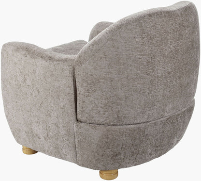 Perch PEH-001 32"H x 33"W x 36"D Accent Chair- back and side view