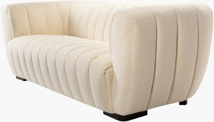 Rochelle ROH-001 30"H x 87"W x 38"D Sofa- front and side view
