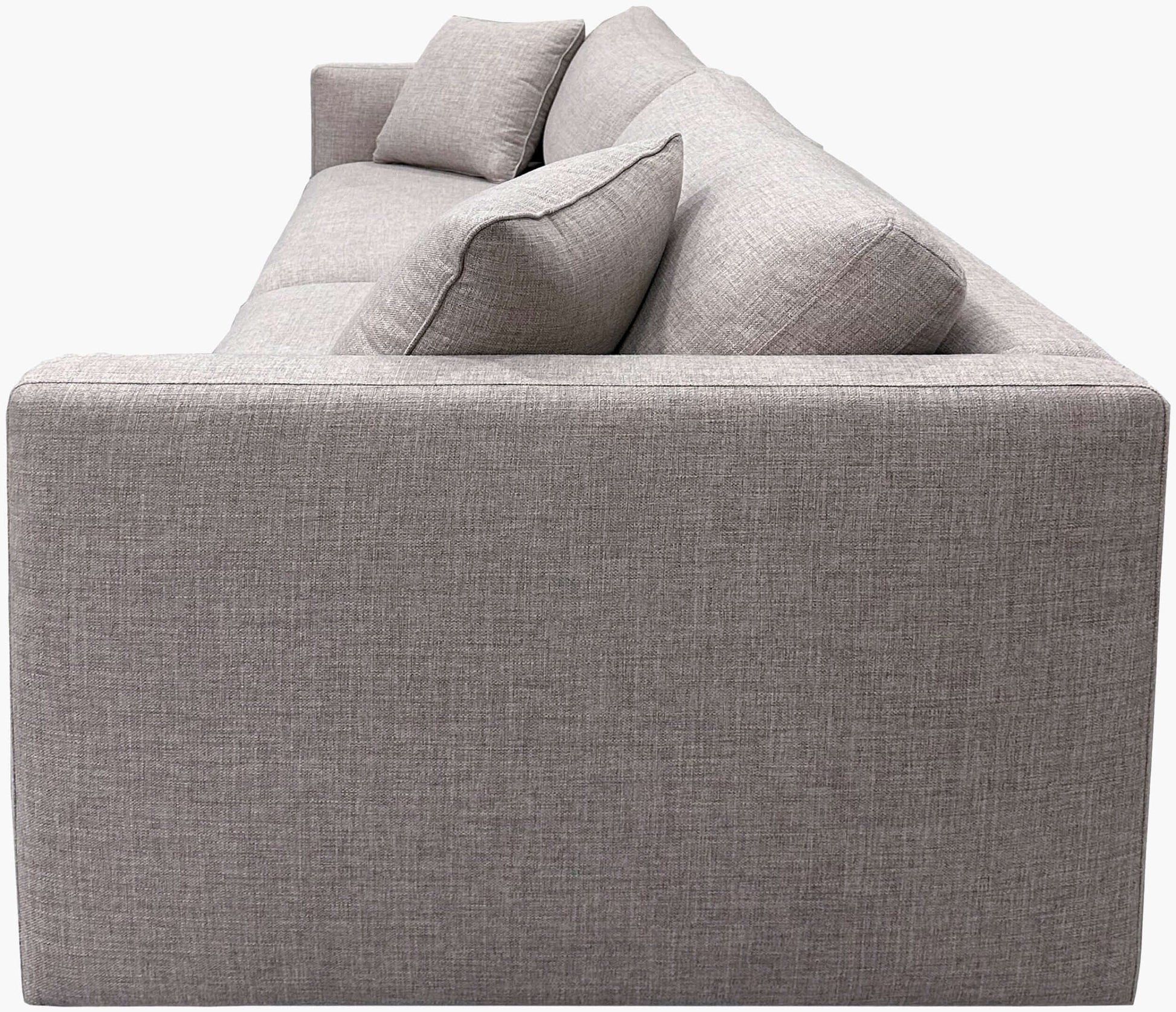 Parley RPY-001 33"H x 110"W x 40"D Sofa-side view
