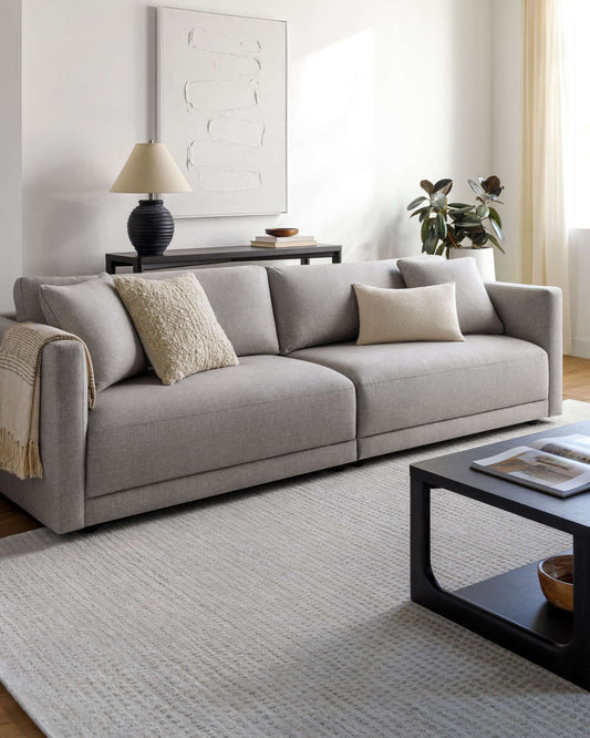 Parley RPY-001 33"H x 110"W x 40"D Sofa - front view