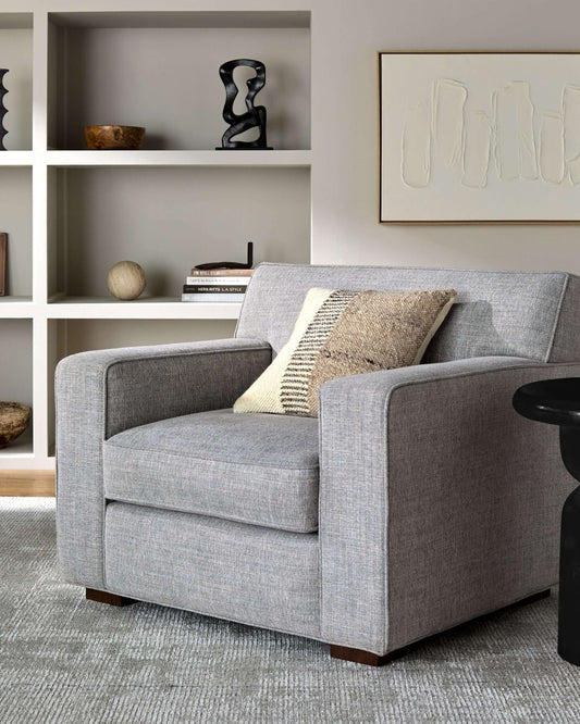Smith SMH-002 31"H x 38"W x 36"D Accent Chair- front view
