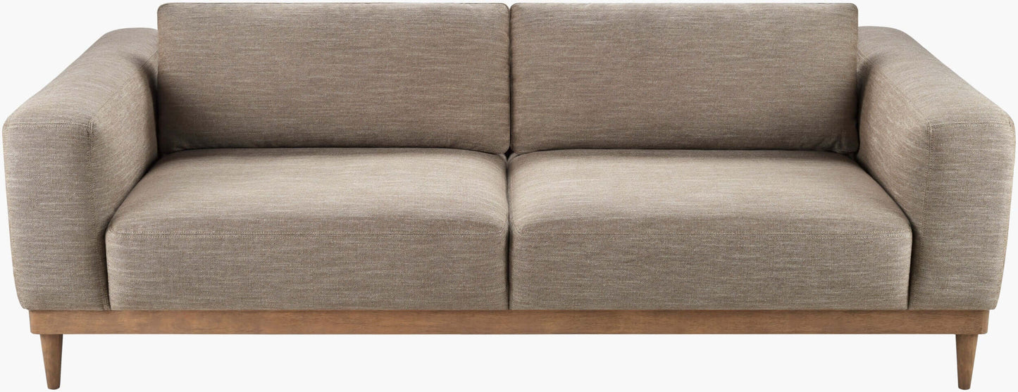 Strattan STAN-001 38"H x 89"W x 40"D Sofa- front view with white background