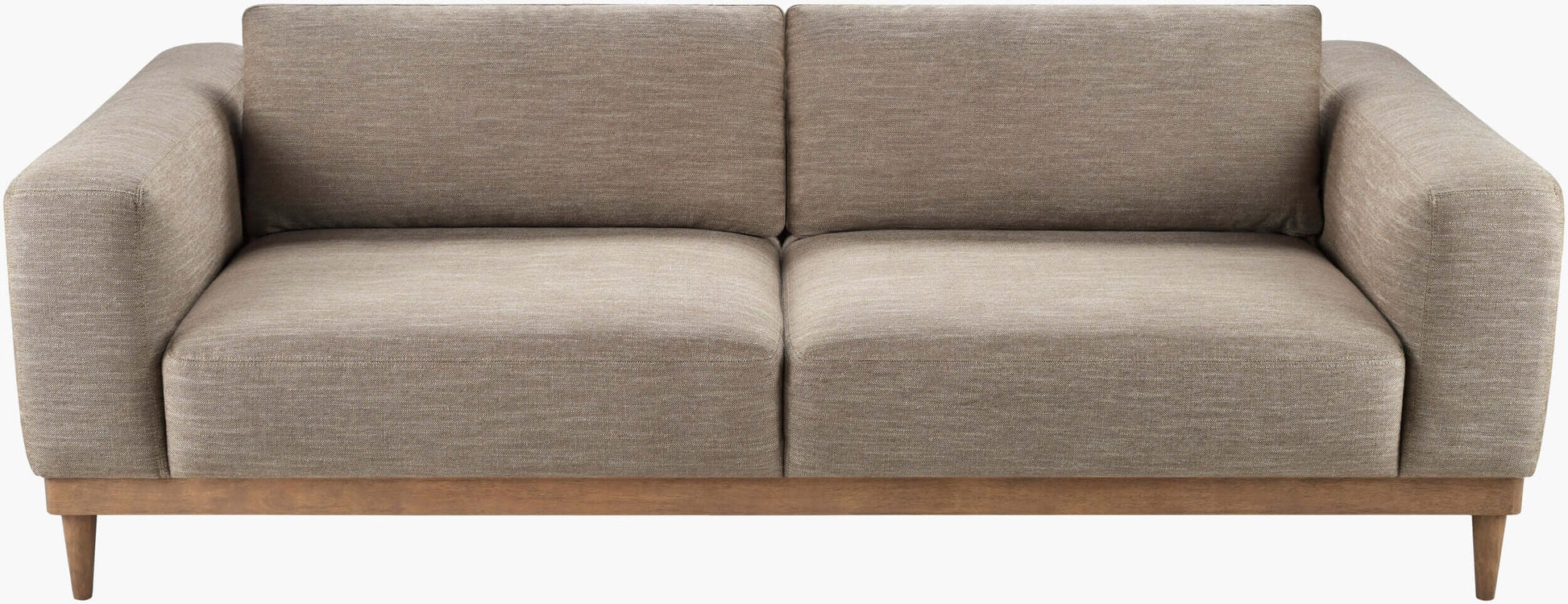 Strattan STAN-001 38"H x 89"W x 40"D Sofa- front view with white background