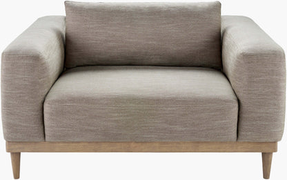 Strattan STAN-002 38"H x 54"W x 40"D Accent Chair- front view with white background