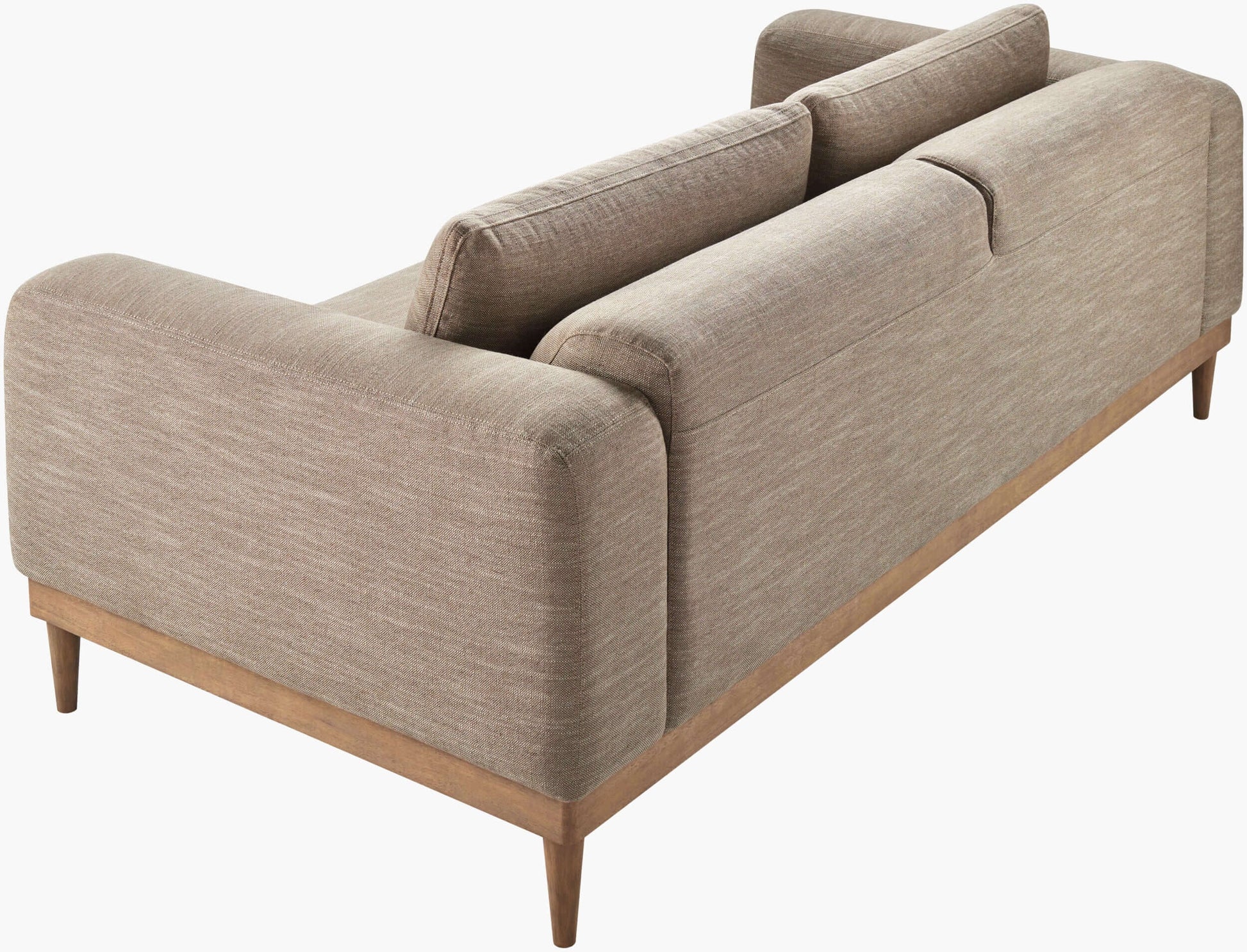 Strattan STAN-001 38"H x 89"W x 40"D Sofa- back and side view