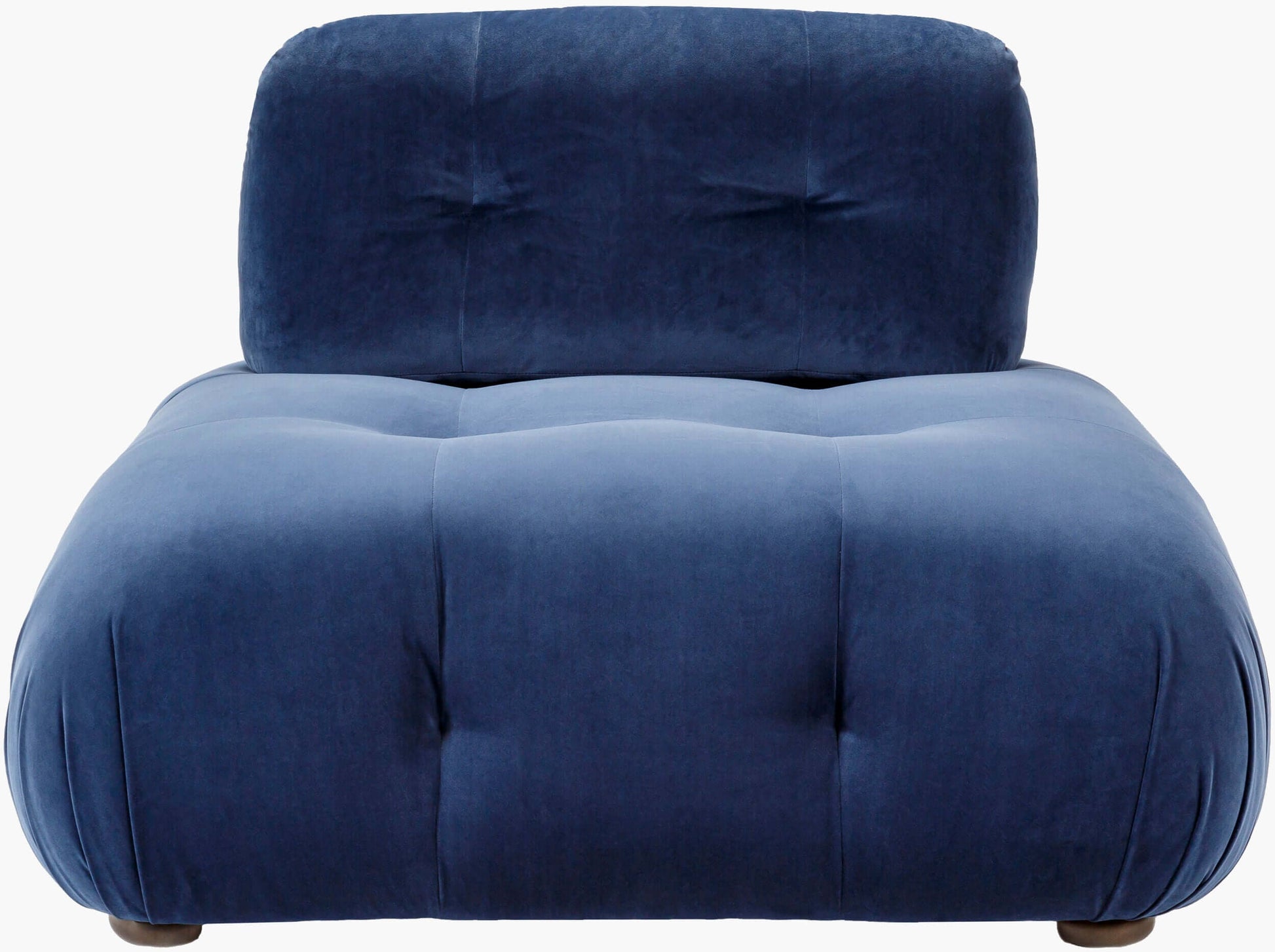 Rouen UEN-001 18"H x 44"W x 44"D Modular Chair- front view with white background
