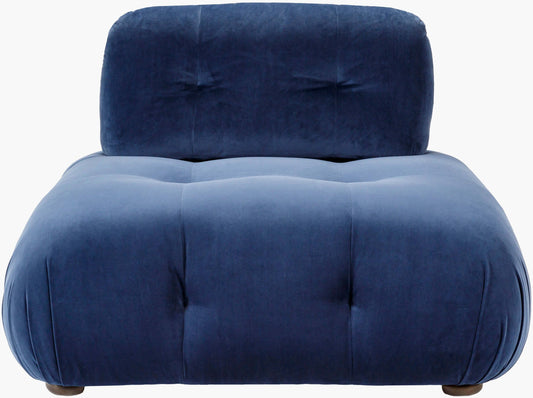 Rouen UEN-001 18"H x 44"W x 44"D Modular Chair-front view with white background