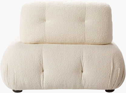 Rouen UEN-003 18"H x 44"W x 44"D Modular Chair- front view with white background