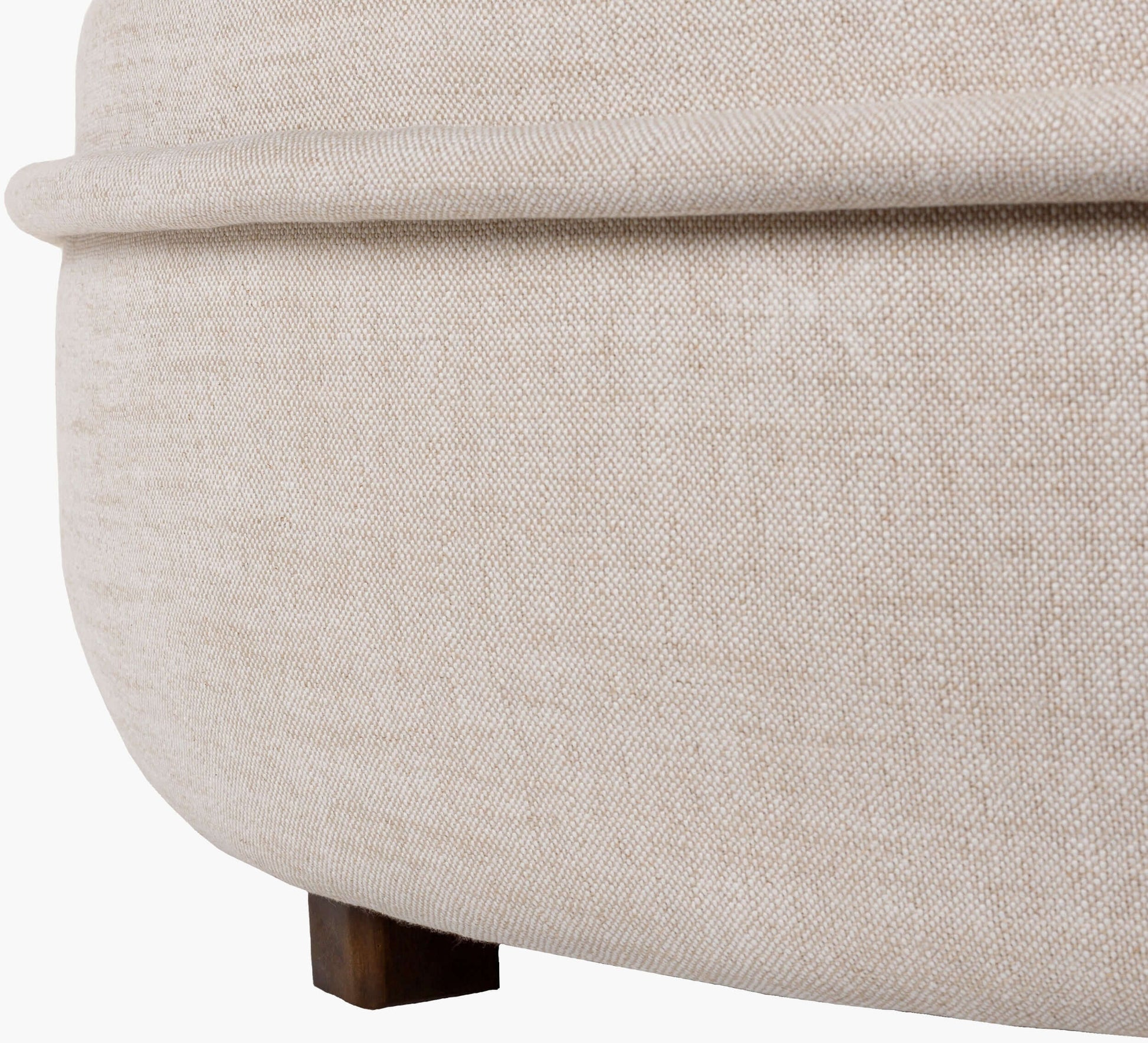 Valence VEC-001 26"H x 52"W x 52"D Accent Chair- foot view