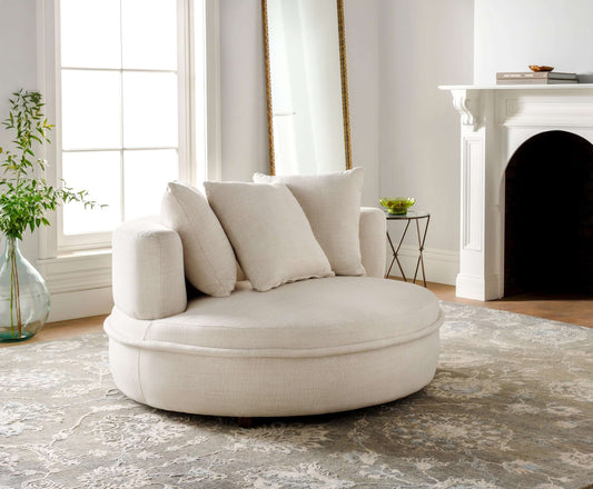 Valence VEC-001 26"H x 52"W x 52"D Accent Chair- front view