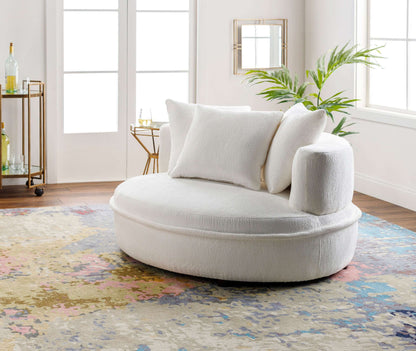 Valence VEC-003 26"H x 52"W x 52"D Accent Chair- front view 