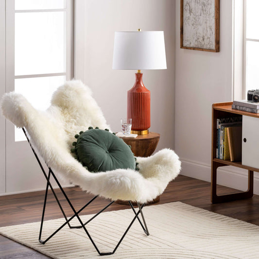 Nizhoni ZHO-003 35"H x 31"W x 31"D Accent Chair- front and side view